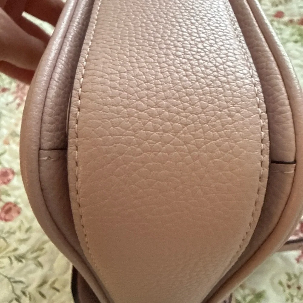 Coach Pink Pebbled Leather Turnlock Crossbody - Picture 7 of 10